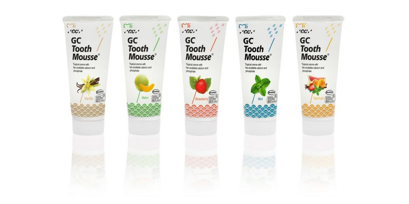 Зубной гель GC Tooth Mousse (Тусс Мусс) для восстановления эмали, дыня ...