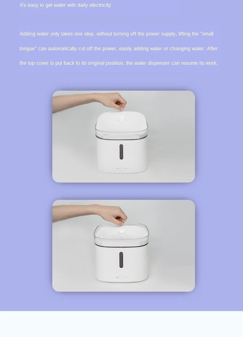 Автопоилка для животных Xiaomi Mijia Smart Water Dispenser White ...