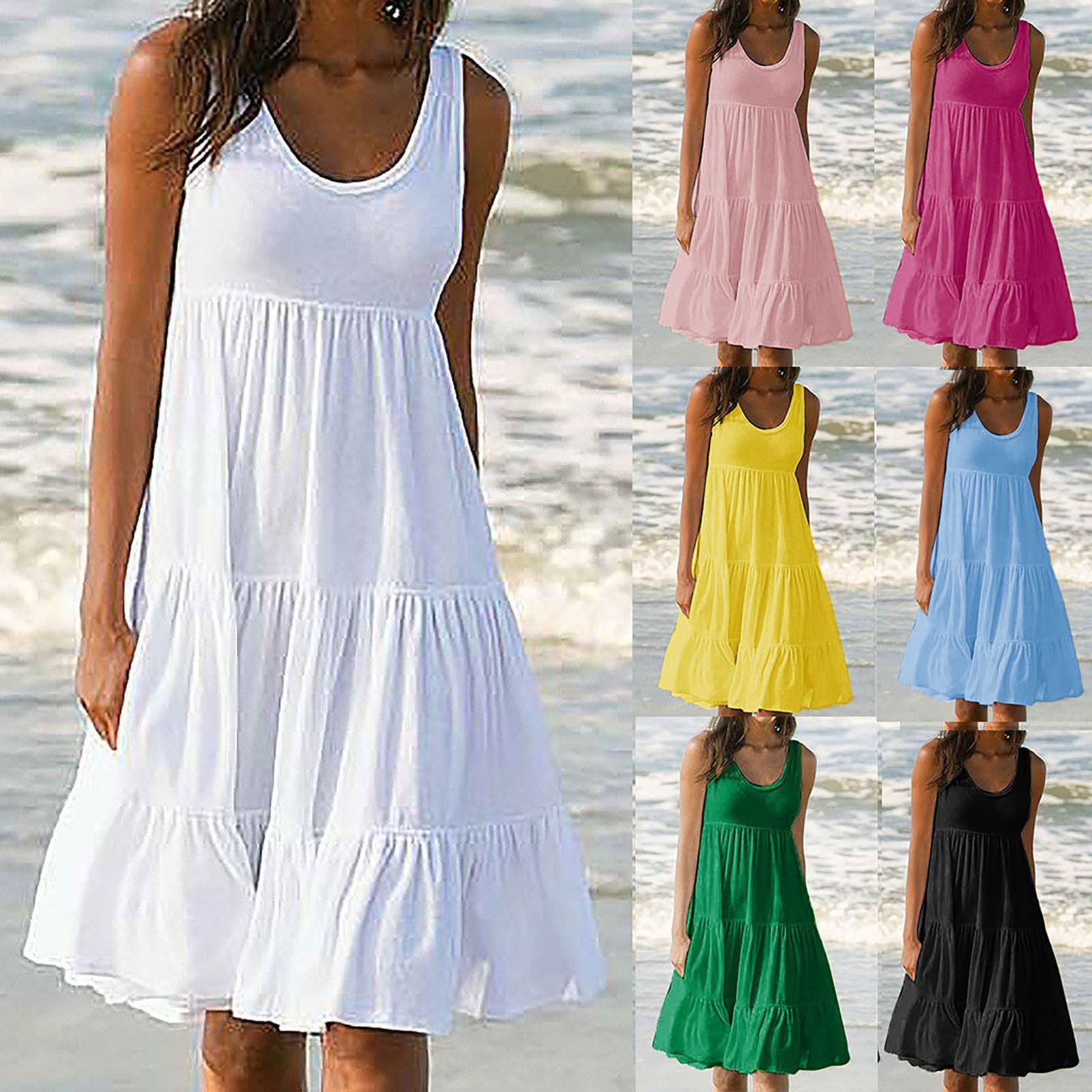 Летние пляжные платья и сарафаны