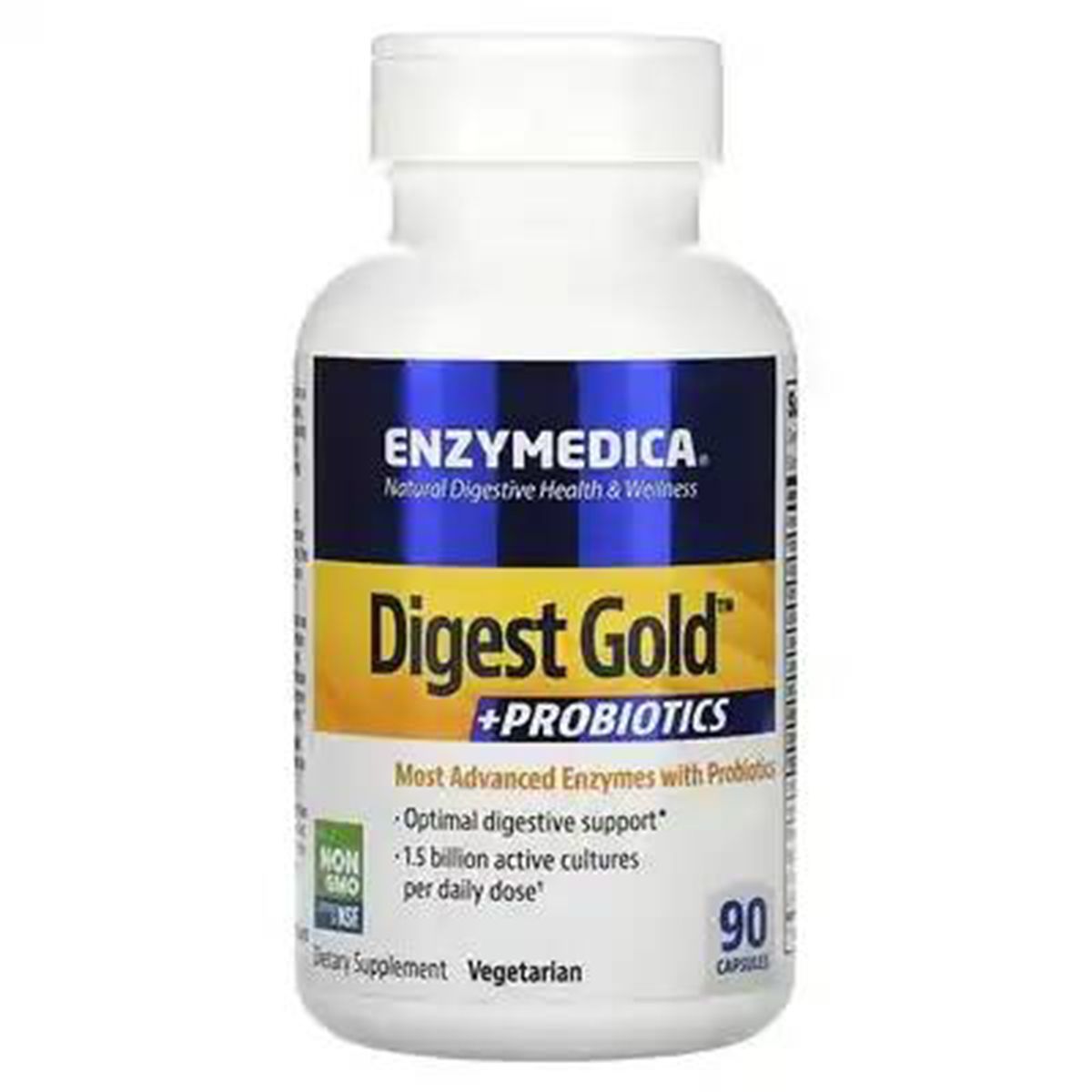 Digest Goild Digest Gold пищевая добавка Enzymedica, с пробиотиками, 90 капсул ...