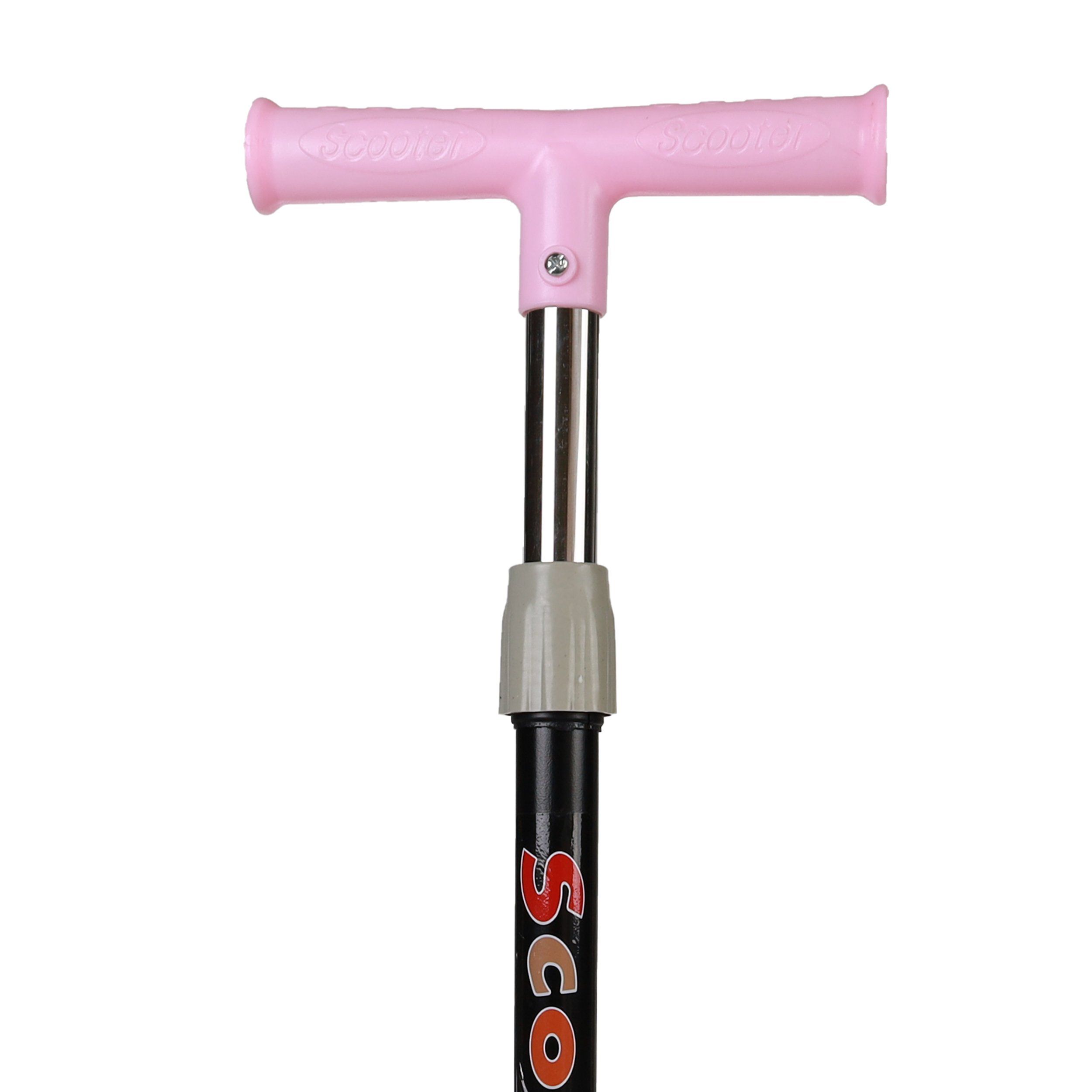 Самокат 3-х колесный детский SCOOTER 603, розовый Самокат 3-х колесный детский SCOOTER 603, розовый