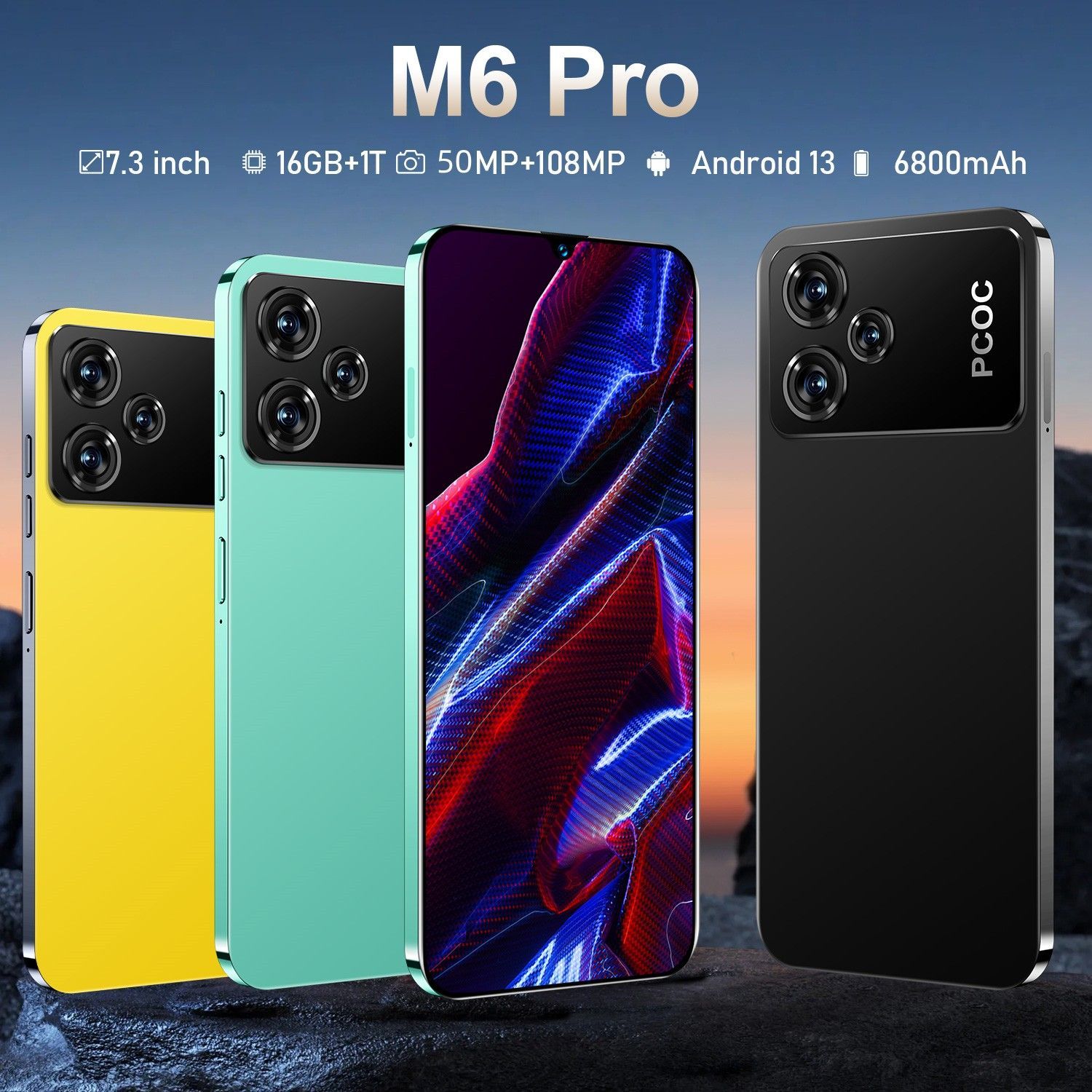 Смартфон i15pro max 2023 ильных телефонов сверхвысокой четкости ...