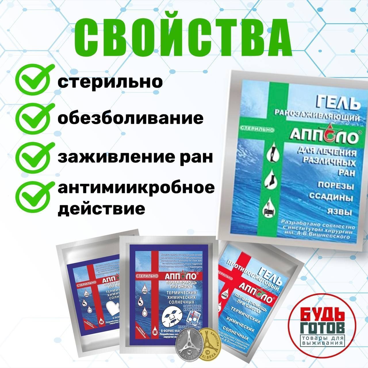 Апполо салфетка антисептическая с перекисью водорода 10 штук - купить с ...