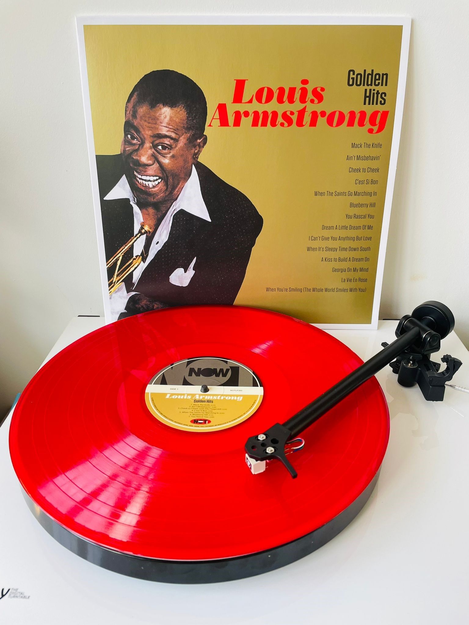 Louis Armstrong Golden Hits Red Vinyl (LP) Луи Армстронг сборник хитов ...