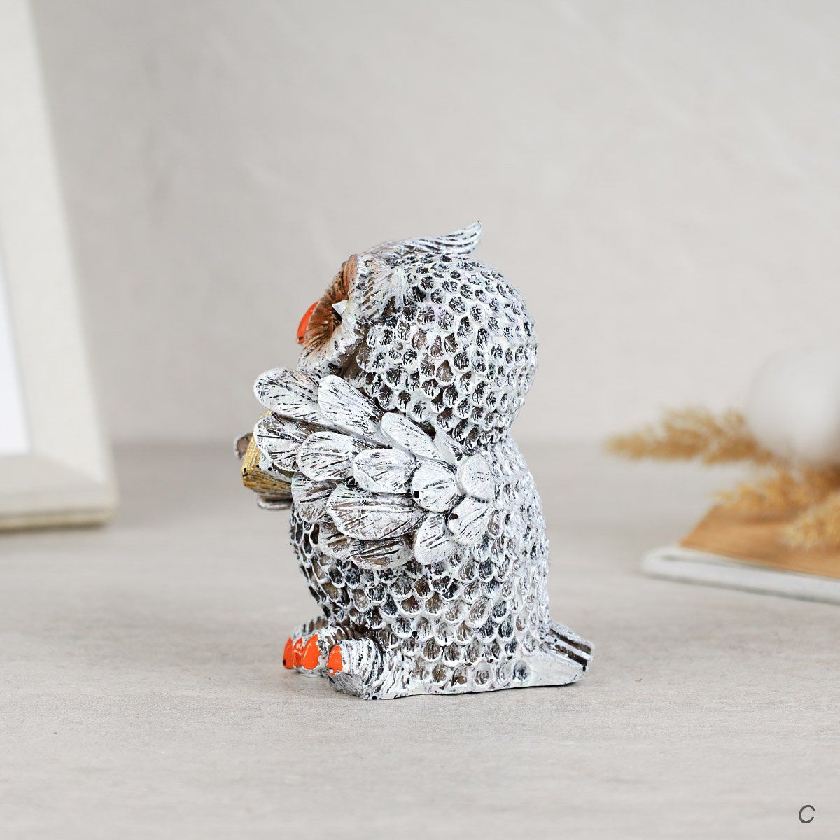 Статуэтка Сова. С, полистоун, 9 х 8 х 10 см Статуэтка Сова. С, полистоун, 9 х 8 х 10 см