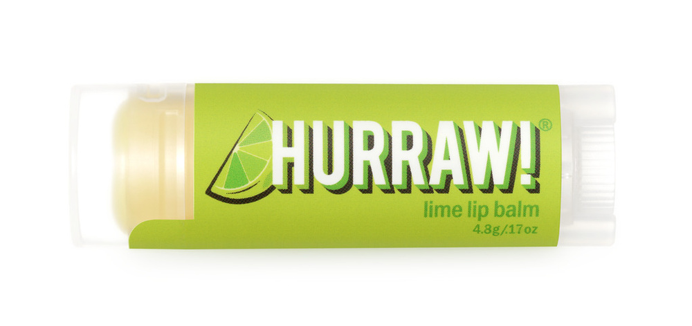 Бальзам для губ Лайм, HURRAW! Lime Lip Balm #1