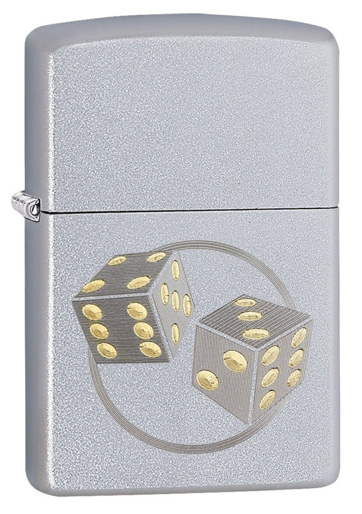 Зажигалка бензиновая ZIPPO Classic Satin Chrome #1