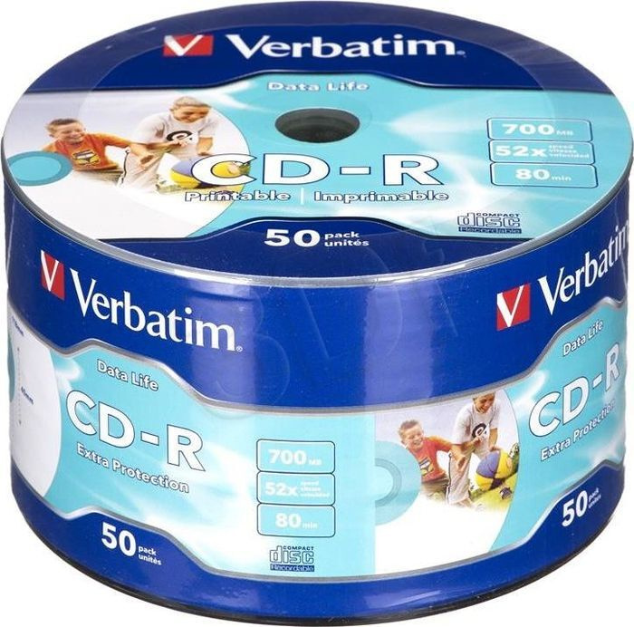 Диск для записи CD-R, 700 МБ, 50 шт #1