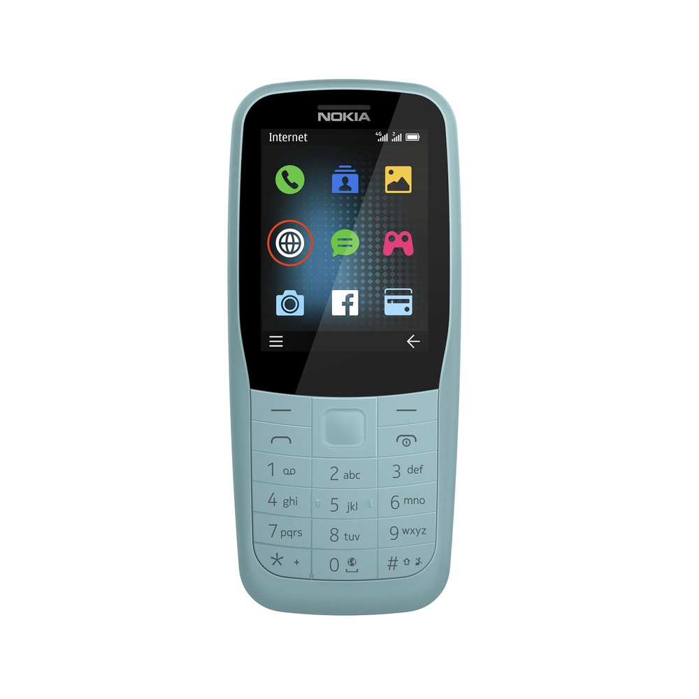 Мобильный телефон Nokia 220 (TA-1155), голубой - купить по выгодной ...