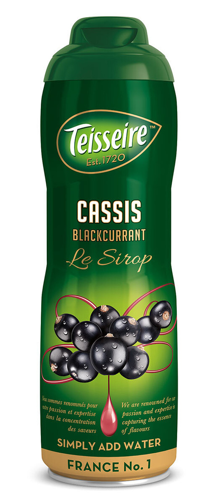 Сироп Teisseire Чёрная Смородина "Cassis/Blackcurrant" #1