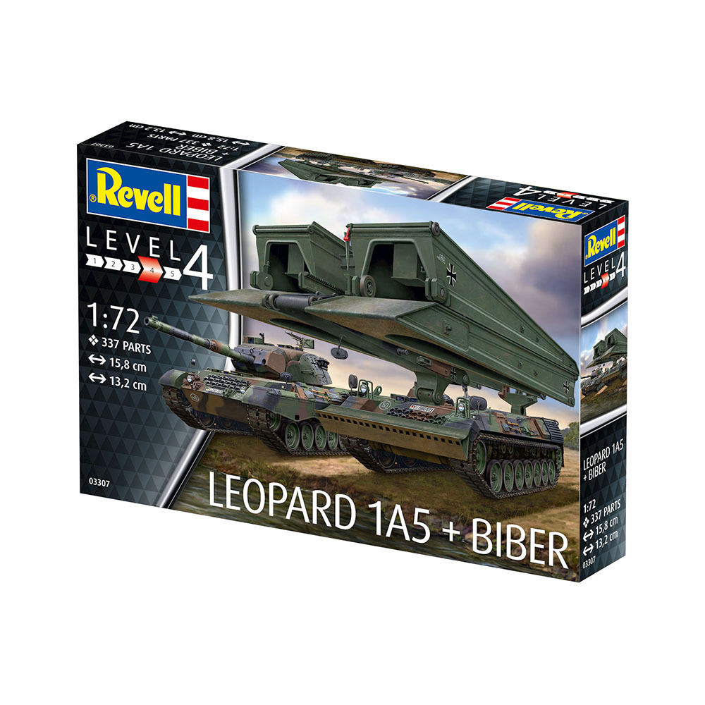 Revell 03307 Модель сборная Танк Leopard 1A5 & Bridgelayer 