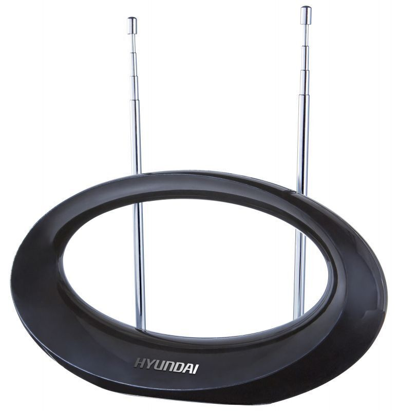 Антенна телевизионная Hyundai H-TAI260 30дБ активная черный - купить с ...