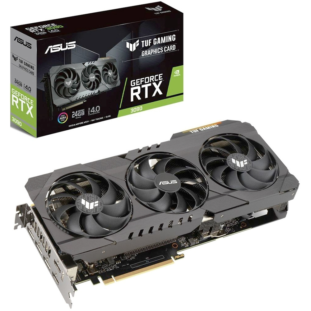 Видеокарта ASUS GeForce RTX 3090, 24 ГБ GDDR6X PCI Express 4.0