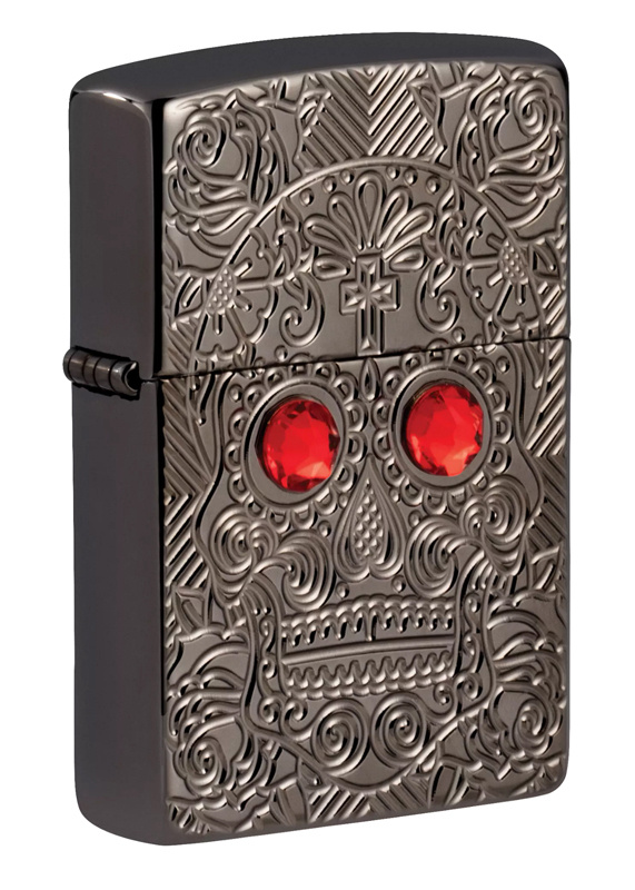 Зажигалка ZIPPO бензиновая Armor Crystal High Polish Black Ice 49300 #1