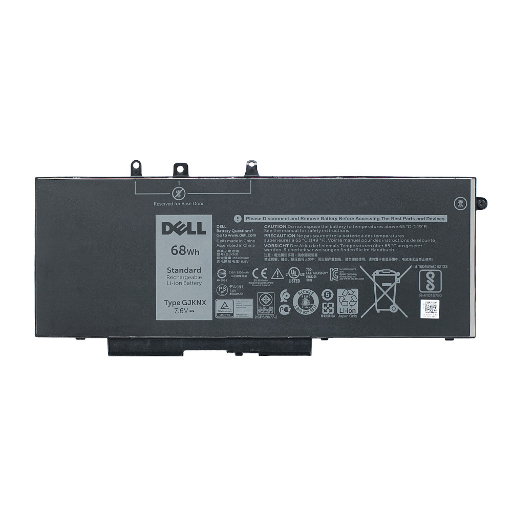 Аккумулятор для ноутбука Dell Latitude 5480 5490 5580 , 5590 5491 5591 5495  / GJKNX - батарея 68Wh - купить с доставкой по выгодным ценам в  интернет-магазине OZON (247760051)