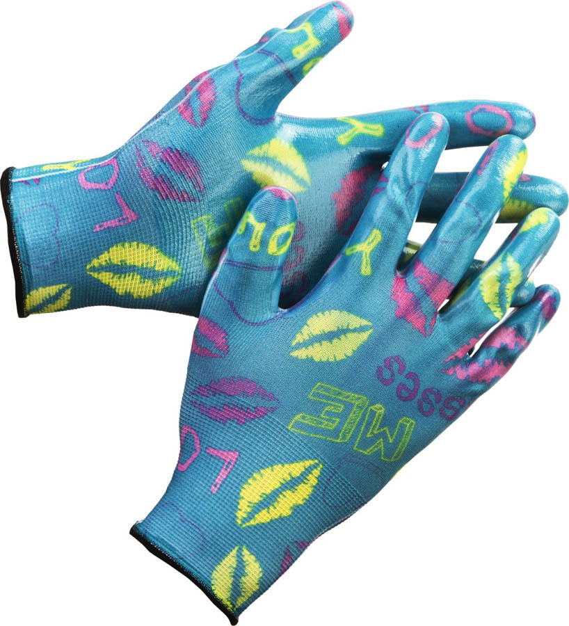 GRINDA S-M, прозрачное нитриловое покрытие, перчатки садовые 11296-S  #1