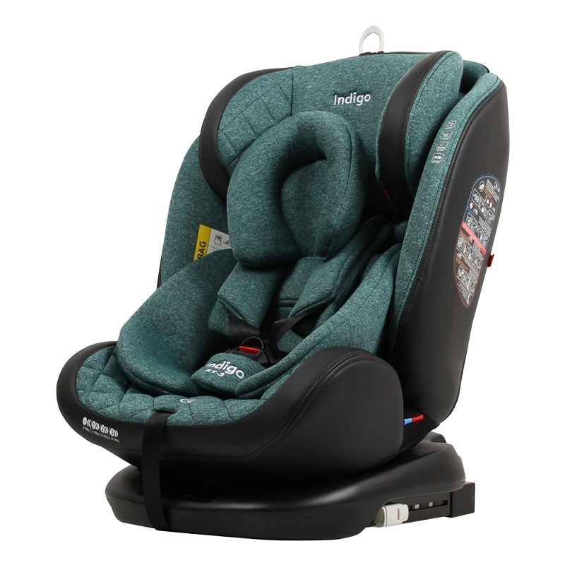 Автокресло INDIGO Aero ISOFIX зелёный #1