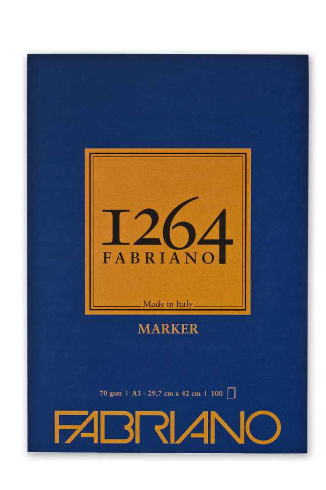 Скетчбук для рисования 1264 MARKER A3 (29,7х42см), 70г/м2, 100 листов #1