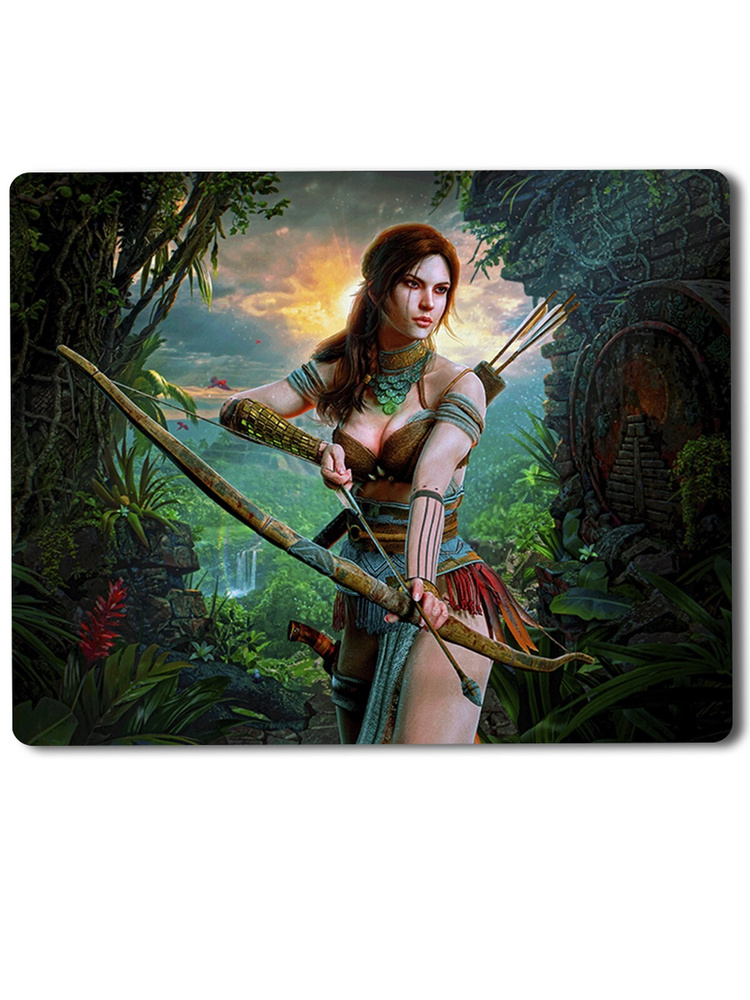 Геймерский коврик Tomb Raider (томб райдер, лара крофт, анчартед ...