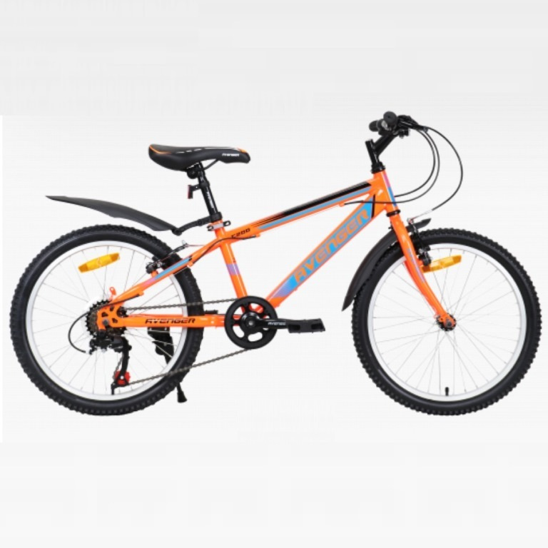 Горный подростковый велосипед Avenger C200-OR/BLN-11(21) оранжевый ...