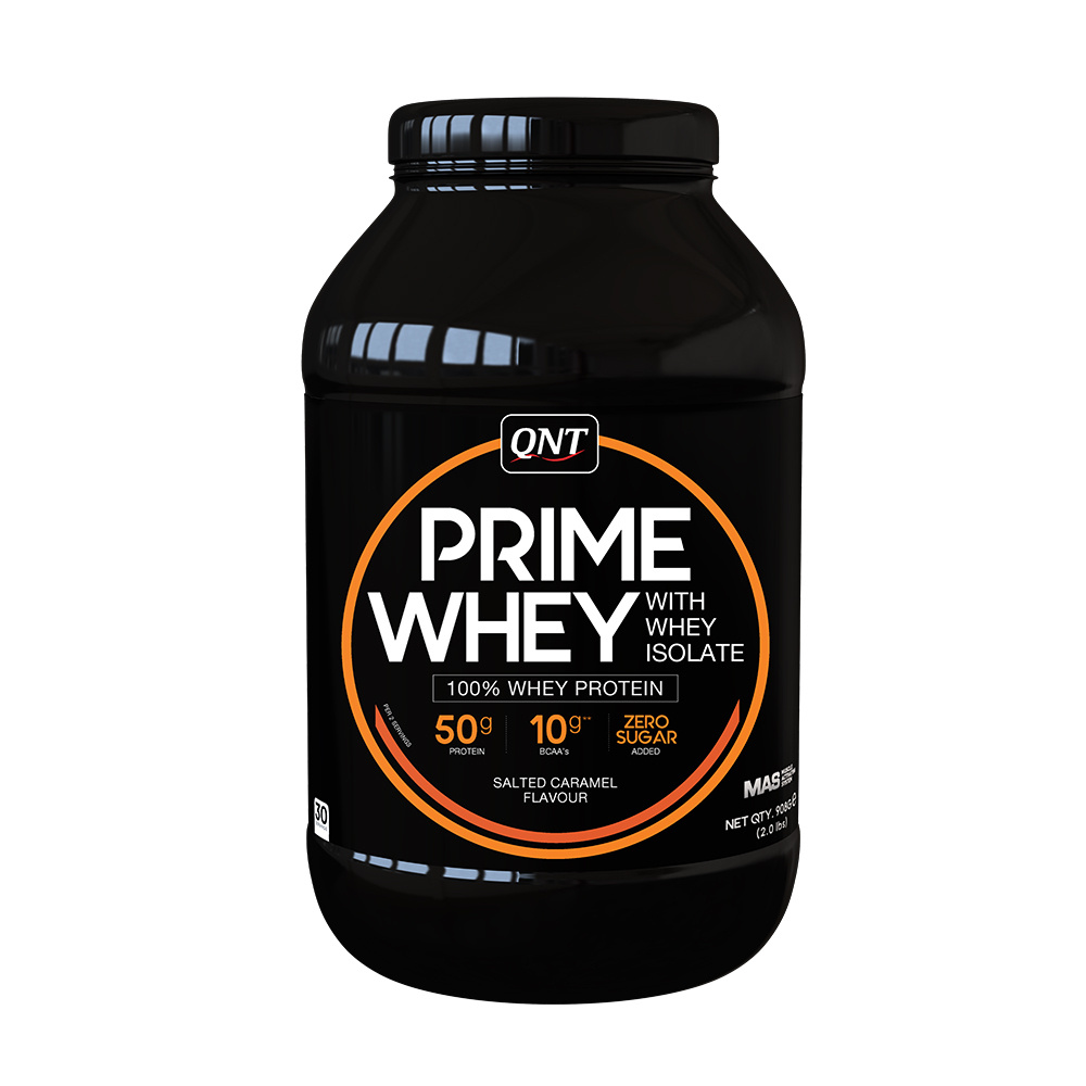 Сывороточный протеин для набора мышечной массы, изолят протеина QNT Prime Whey, соленая карамель, 908 #1