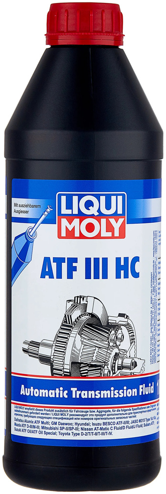 HC-синтетическое масло трансмиссионное Liqui Moly "ATF III HC", 1 л ...