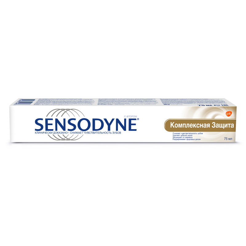 Зубная паста SENSODYNE Комплексная защита, для чувствительных зубов, 75мл - 3 шт.  #1