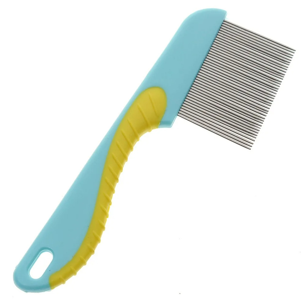 Расческа для шерсти собак и кошек с длинными зубцами и эргономичной ...