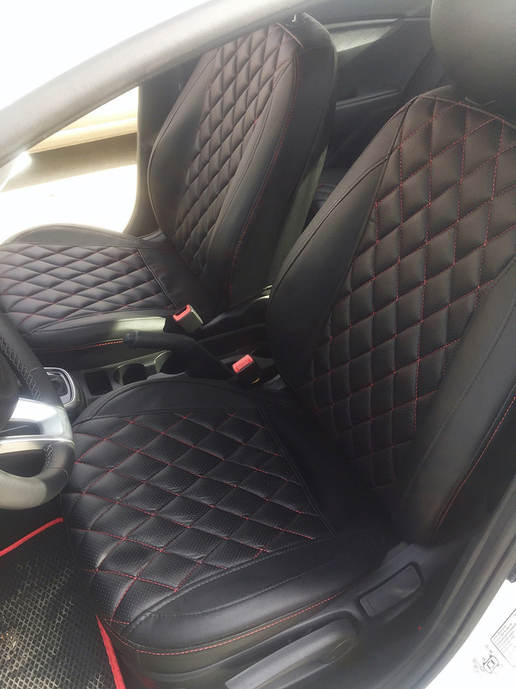 Чехлы для сидений Рено Логан с цельным задним рядом, годы выпуска с ...