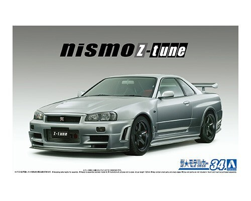 AOSHIMA 34s Сборная модель NISMO BNR34 SKYLINE GT-R Z-tune '04, 1/24 #1