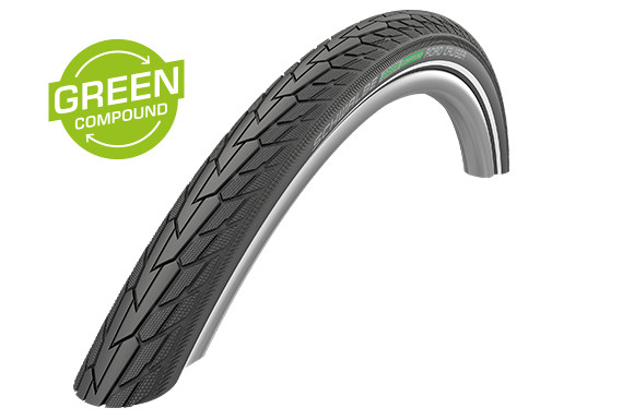 Велопокрышка Schwalbe ROAD CRUISER 27.5x1.65 650x42B (44-584), K-Guard, Active, HS484, GREEN, 50EPI, #1