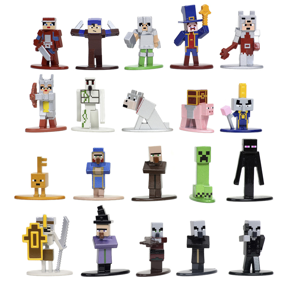 Набор Jada Toys Nano Metalfigs Minecraft wave 4 1.65