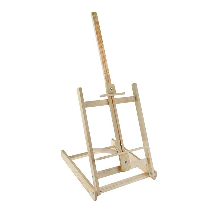 Мольберт настольный "Студийный" номер 3, 1100 х 430 х 530 мм, сосна (с ...