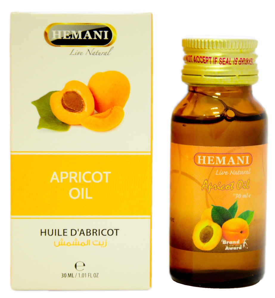 Масло абрикоса Hemani Apricot Oil 30mlv #1