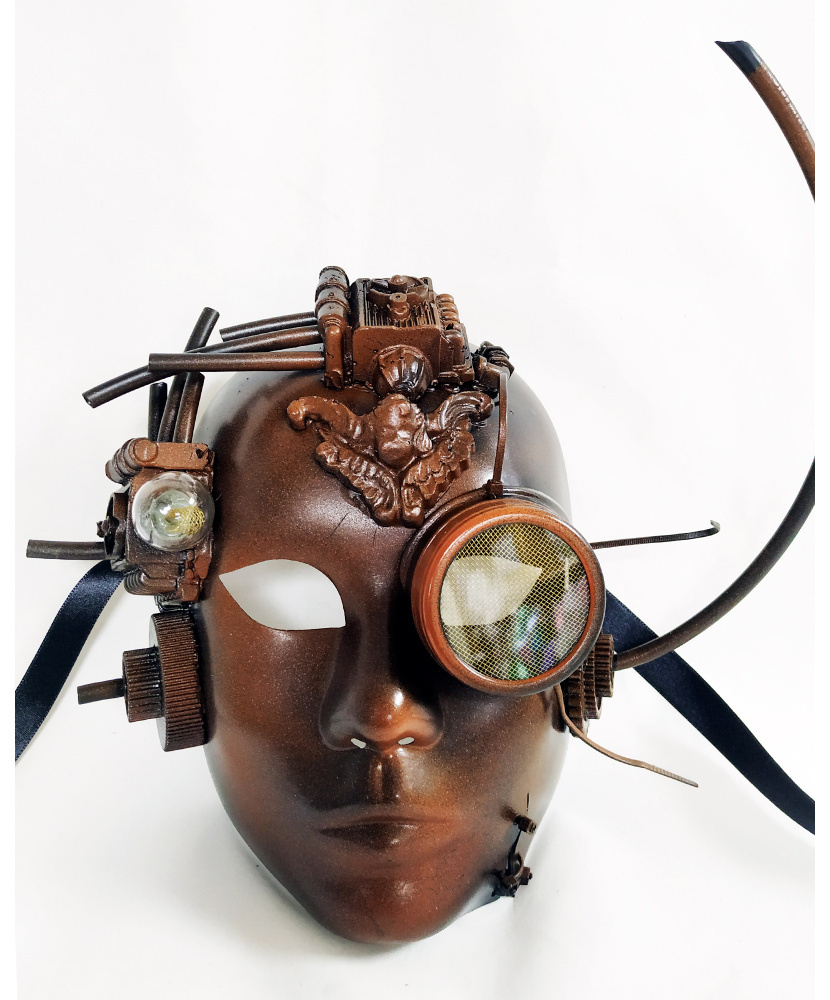 Маска в стиле Steampunk на все лицо (модель 5) (13739) #1