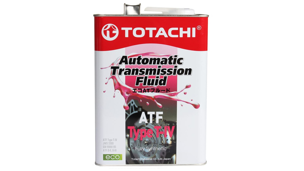 Трансмиссионное масло TOTACHI ATF TYPE T-IV 4л - купить по выгодной ...