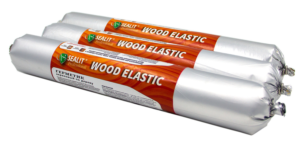 Герметик для дерева акриловый Sealit Wood Elastic, 900 гр, Орегон #1