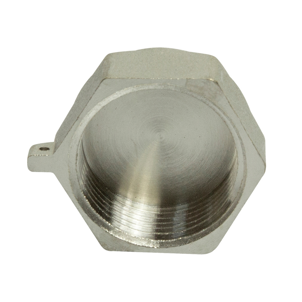 Заглушка 1/2'' внутренняя резьба с контрольным отверстием VRT никель ...