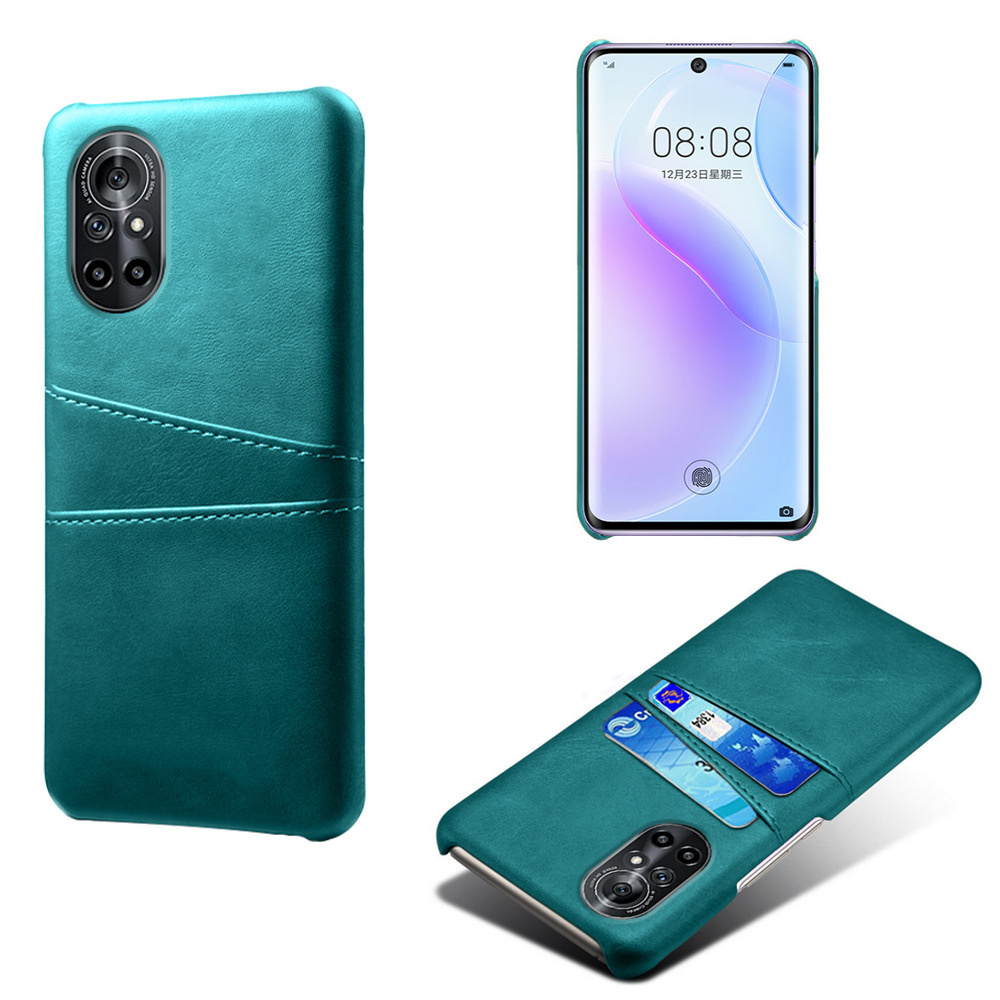 Защитный чехол MyPads задняя накладка панель бампер для Huawei Nova 8  (ANG-LX1) из кожи с отделениями для банковских карт мужской женский,  зеленый - купить с доставкой по выгодным ценам в интернет-магазине OZON (