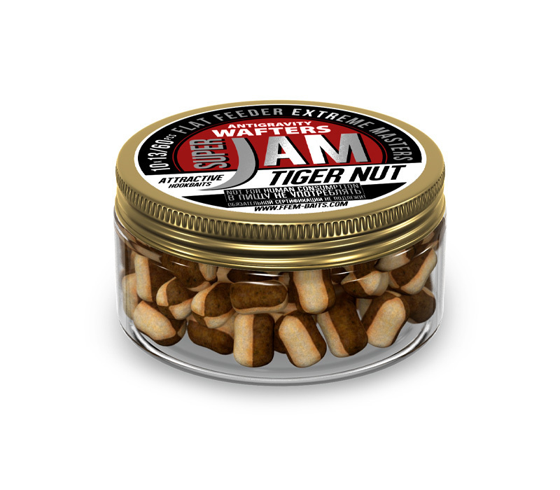 Бойлы нейтральной плавучести FFEM Jam Wafters 10x13 Tiger Nut #1