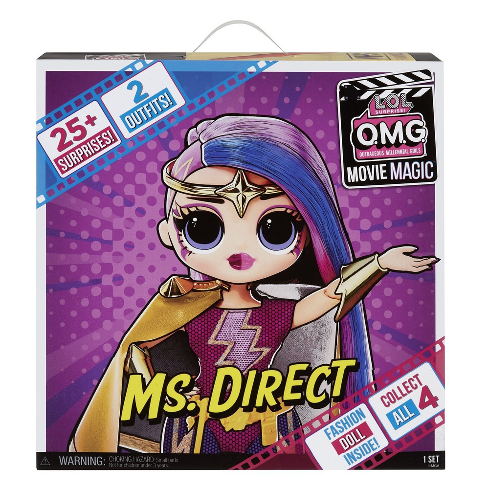 Кукла L.O.L. Surprise! OMG "Movie Magic Doll. Ms. Direct ...