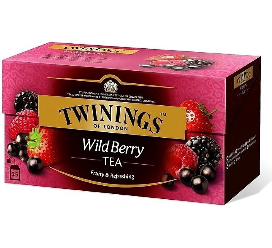 Чай черный Twinings Wild Berry (Лесные ягоды), 25 пакетиков - купить с ...