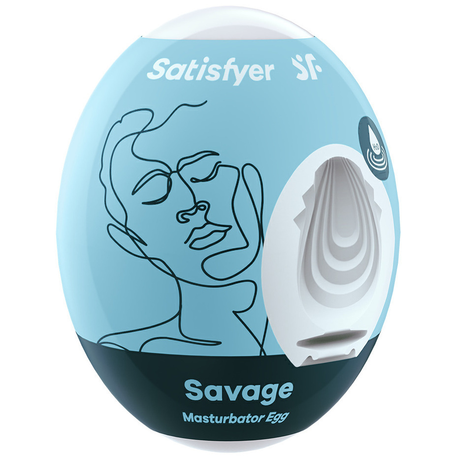 Мастурбатор яйцо Satisfyer Masturbator Egg Single SAVAGE - купить с  доставкой по выгодным ценам в интернет-магазине OZON (304261644)