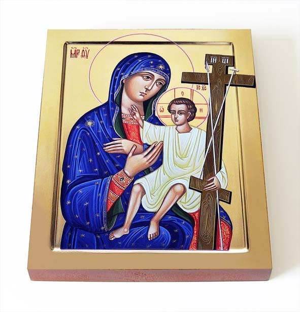 Новоникитская икона Божией Матери, печать на доске 8*10 см - купить по  низким ценам в интернет-магазине OZON (396190060)