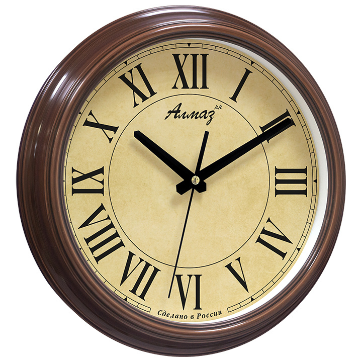 Часы настенные Алмаз бесшумные большие на кухню офис спальню A18  #1