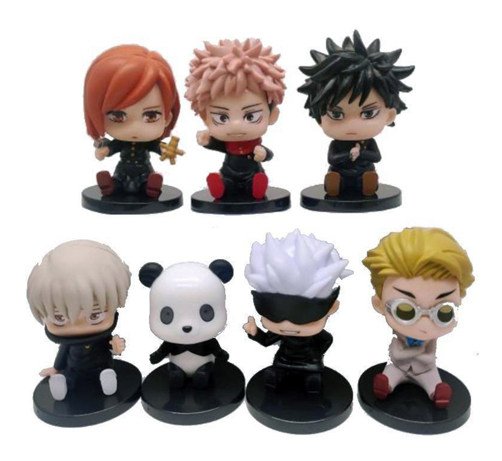 Набор фигурок Магическая битва / Jujutsu Kaisen 7 шт (7см, пакет ...