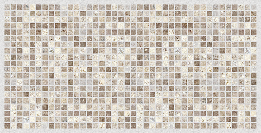 Листовая панель ПВХ мозаика Травертино 960х485 мм (5 шт) #1