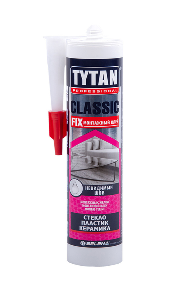 TYTAN Клей Tytan Professional Classik Fix, прозрачный, монтажный, 310 мл #1