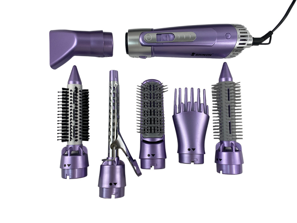Фен-щетка для волос SH-9822, фиолетовый - купить по выгодным ценам в ...