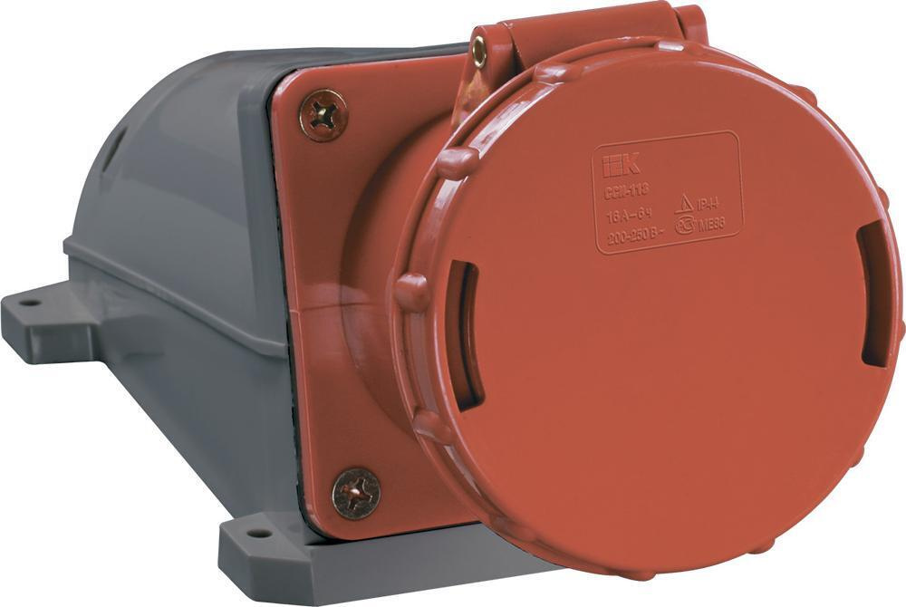 Розетка силовая стационарная IEK ССИ-135 3Р+РЕ+N 63А 220/380В ...